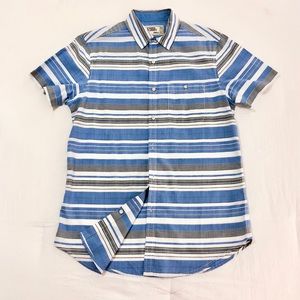 FREE PLANET short sleeve button down shirt